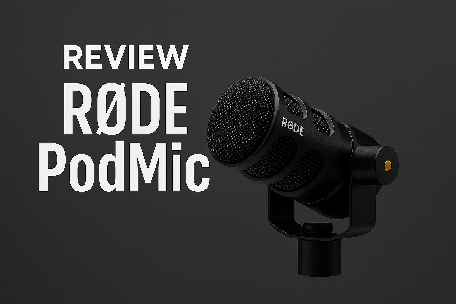 RØDE PodMic USB Review: One Mic for USB & XLR Rigs - Audio Gear Hub