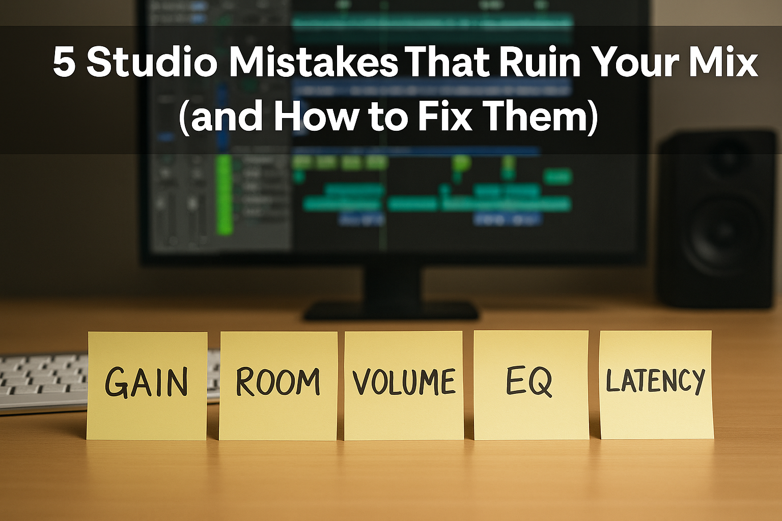 5 Studio Mistakes That Ruin Your Mix (and How to Fix Them) - Audio Gear Hub